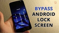How to Bypass Android Lock Screen 2020