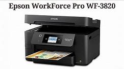 How to complete setup of Epson WorkForce Pro WF-3820