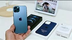 First Look and Quick Unboxing: iPhone 12 Pro 128gb Pacific Blue with Silicon Case