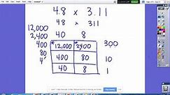 5th Grade Decimal Multiplication (Partial Product)