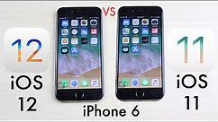 iPHONE 6: iOS 12 Vs iOS 11! (Speed Comparison)