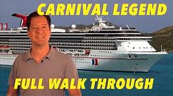 Carnival Legend - Full Walkthrough - Ship Tour