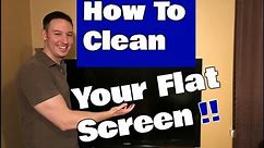 How To Clean a Flat Screen TV | LED, LCD Or Plasma