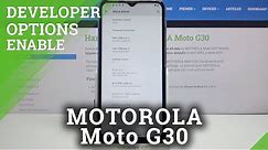 Motorola Moto G30 Enable Developer Options / Activate USB Debugging