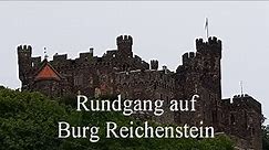 Burg Reichenstein auch Falkenburg genannt mit Museum am Rhein Rundgang Tour Reichenstein Castle