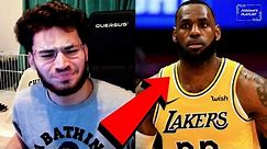 Adin Ross Reacts to Clip of Lebron James Rapping Kendrick Lamar "Like That" (HD) "Oh Man..."