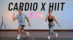 20 MIN CARDIO HIIT WORKOUT - ALL STANDING - Full Body, No Equipment, Home Workout