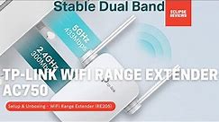 🌐TP Link WiFi range Extender AC750 - Wifi Repeater Setup & Unboxing - WiFi Range Extender (RE205)