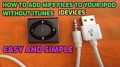 How to Transfer MP3 to iPod And all iDevices Without iTunes (easy and simple)