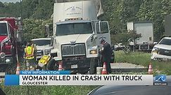 1 dead, 1 hurt after being rear ended by truck in Gloucester, police say