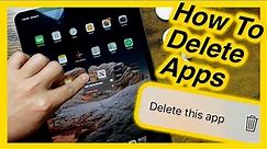 How To Remove iPad Apps - How To Delete Apps On The iPad Pro