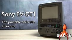 Sony EV-DT1, the portable Trinitron Video8 TV