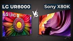 Sony X80K vs LG UR8000 Smart TV - Who Wins? | The Best Budget 4K UHD Smart TV Comparison!