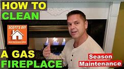 How to clean your Gas Fireplace - Maintenance DIY
