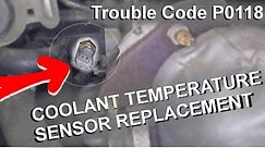 P0118 - Replacing the Coolant Temperature Sensor on a Mazda 3