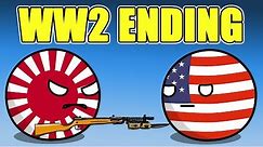 Japan vs America, WW2 ending - Countryballs