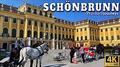 Schonbrunn Palace: Walking Tour in 4K. Inside & Gardens with Captions