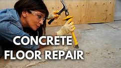 How To Patch a Hole in a Concrete Floor in 4 Steps!