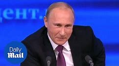 Vladimir Putin jokes about a stroke survivor being drunk - Daily Mail