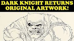 BATMAN: DARK KNIGHT RETURNS Original Artwork Up Close and Under The Microscope! DC Gallery Edition!