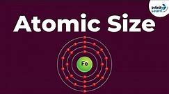 Atomic Size | Atoms and Molecules | Don't Memorise