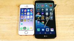 iPhone SE vs LG Stylo 3!