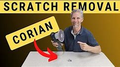 Scratch Removal Fast - Corian Solid Surface Countertop Scratch Removal Sanding