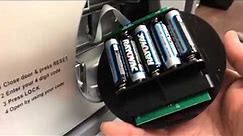 Safe battery replacement