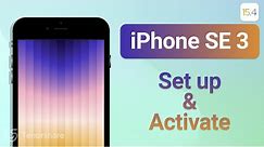 How to Set Up and Activate iPhone SE 2022
