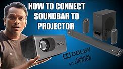 How To Connect Soundbar (Sony HTs20r) To Projector(PixPaq neo)