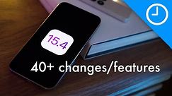 40+ iOS 15.4 changes and features!