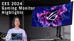 CES 2024 Gaming Monitor Highlights - World's First Dual-Mode & World's Fastest OLED Gaming Monitor