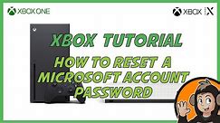 How to Reset your Microsoft Account Password on Xbox One