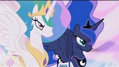 Princesa Celestia y Luna vs. Discord (Vision del Pasado 2) || La Princesa Twilight 04x02