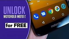Unlock Motorola Moto E For Free - 🔓 Unlock Motorola Phone For Free - Motorola Sim Unlock Code