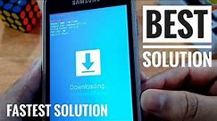 HOW TO solve Downloading do not turn off target on samsung phone
