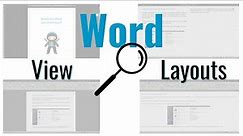 How To Change View Layout REALLY Quickly In Word