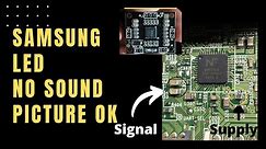 How to Fix Samsung LED TV No Sound Picture Ok Problem
