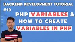 PHP Variables | How to declare Variable in PHP in Hindi | PHP Tutorial in Hindi 2020