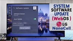How to Update LG Smart TV! [System Software WebOS]