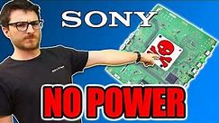 Dead Sony TV NO POWER Sony XBR-55X930D XBR-65X930D