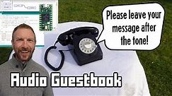 Make your own wedding audio guestbook - a step-by-step guide!