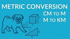 ʕ•ᴥ•ʔ Metric Units Conversion Basics: cm to m, m to km, and simplify