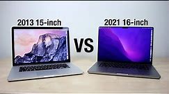 MacBook Pro 2021 vs MacBook Pro 2013 - Unboxing & Comparison!