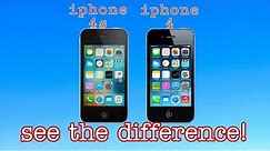 how to identify iphone 4 and 4s