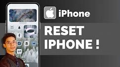 How To Reset iPhone !