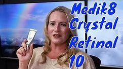 Medik8 Skincare Crystal Retinal 10 Night Face Serum Review & How to Use