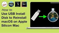 Fast Reinstall of macOS with Bootable USB Drive on Apple Silicon M1 Mac - MacBook Pro & Air