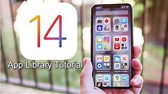 How to use App Library iOS 14?