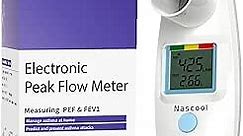 Digital Peak Flow Meter,Home Medical with Tracking Software Manually Recording-Accurate&Reliable Spirometer for Asthma COPD Adult Kids